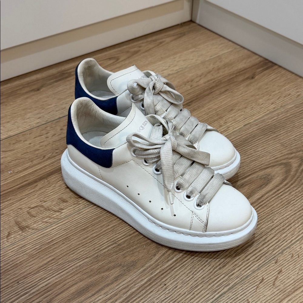 Alexander McQueenWhite and Navy Sneakers